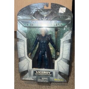 2002 Art Asylum Star Trek Nemesis Viceroy Reman Staff 7"‎ Action Figure New NIB